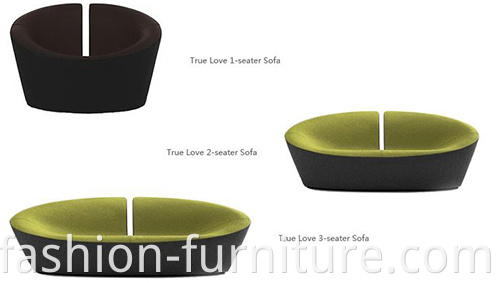 Fiberglass Loveseat sofa